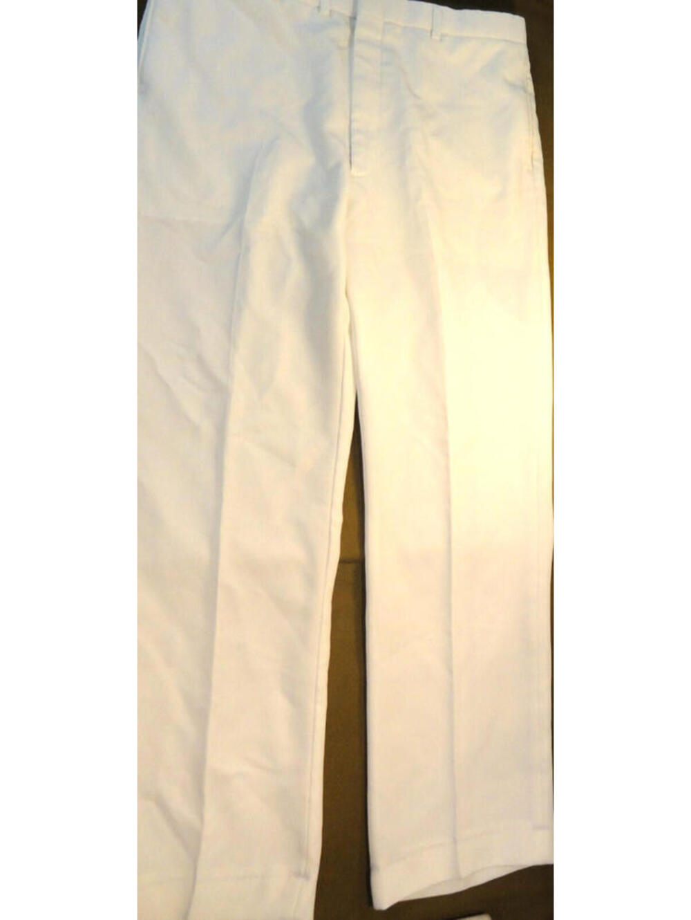 DAVIS USN US NAVY OFFICER ENLISTED SERVICE UNIFORM WHITE US NAVY PANTS MENS 38 L
